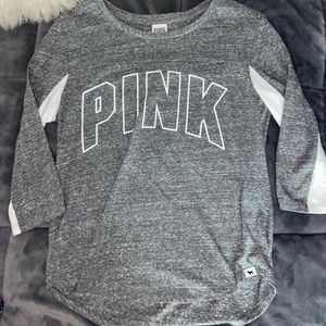PINK Top Mid length sleeves
